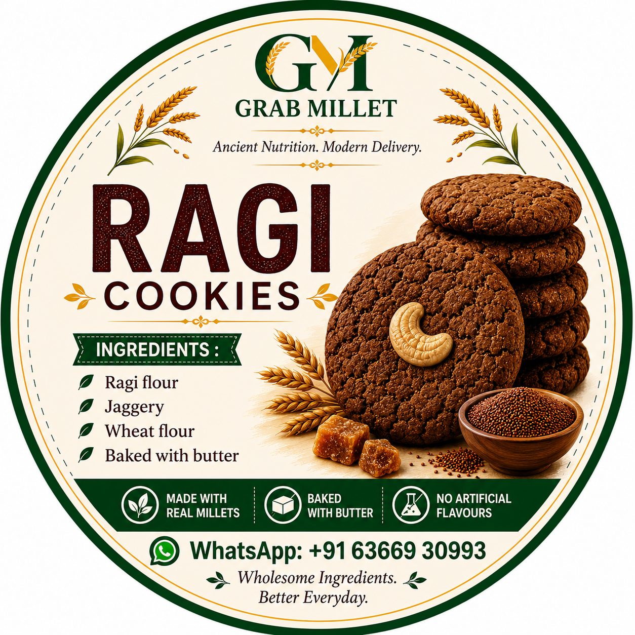 Ragi Cookies